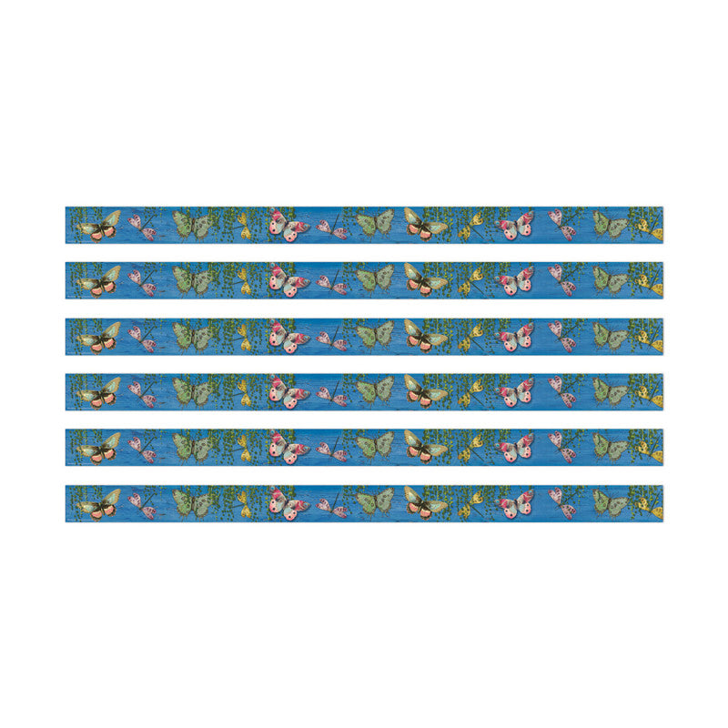 Curiosity Garden Butterfly Deco Trim&reg;, 37 Feet Per Pack, 6 Packs
