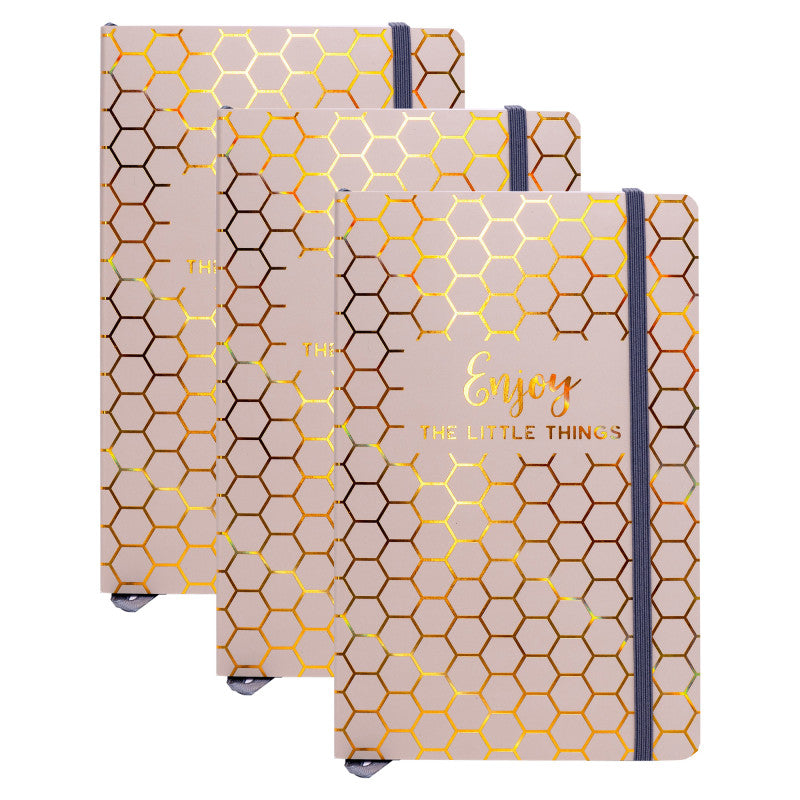 Haze Journal, 8.2" x 5.11", Taupe, Pack of 3