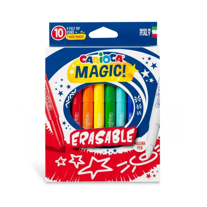 Magic Erasable Felt Tip Pens - 10 Pieces