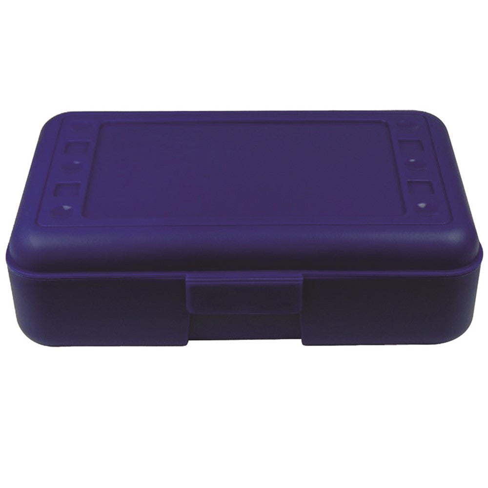 Pencil Box, 8-1/2" x 5-1/2" x 2-1/2" - Blue