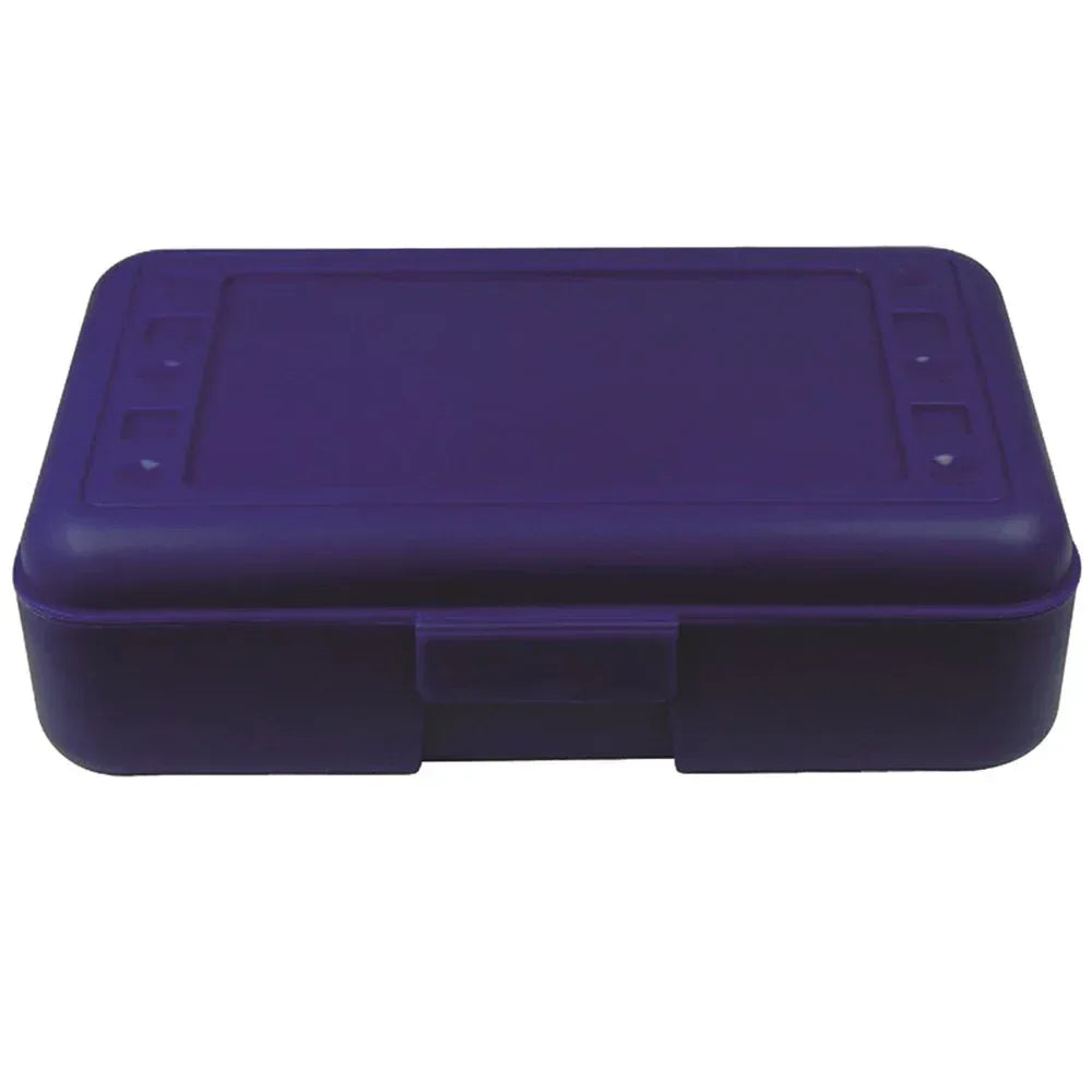 Pencil Box, 8-1/2" x 5-1/2" x 2-1/2" - Blue