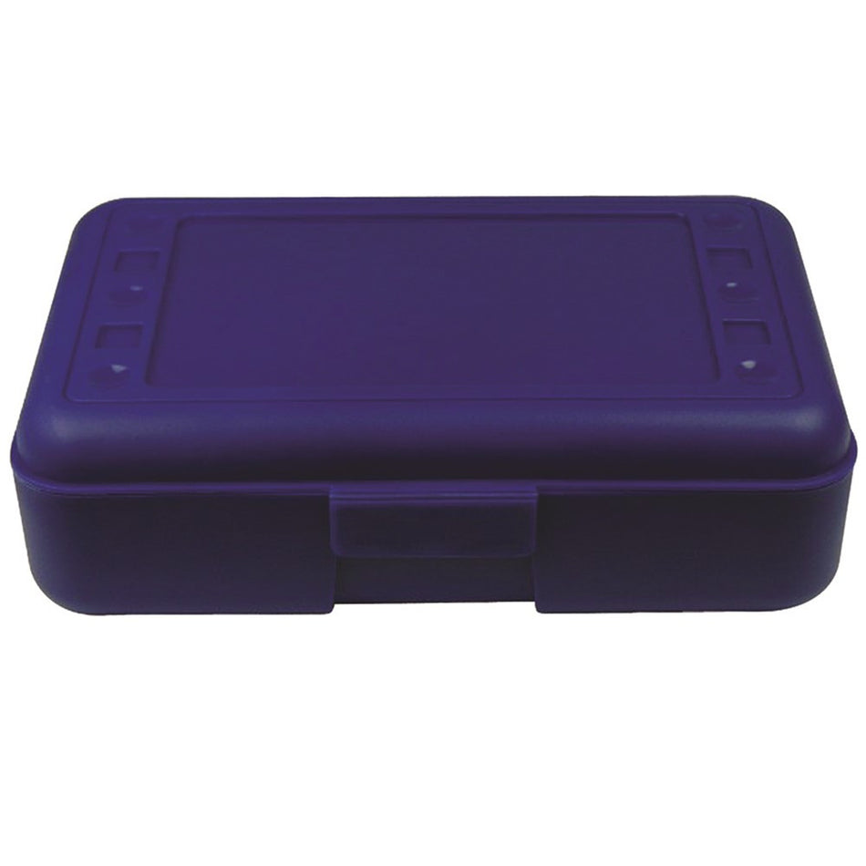 Pencil Box, 8-1/2" x 5-1/2" x 2-1/2" - Blue