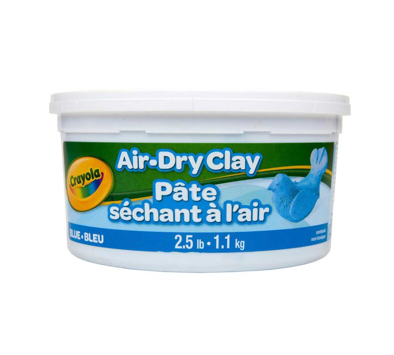 Crayola® Air-Dry Clay, 2 1/2 lbs., BLUE (BIN57-5142)