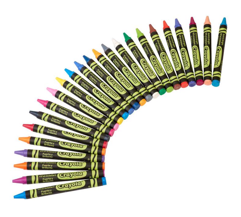 Crayola® Bold & Bright Construction Paper Crayons, 24 colors, (BIN523463)
