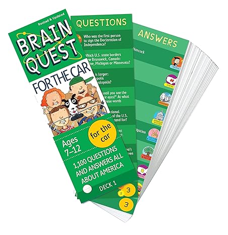 Brain Quest for the Car: 1100 Questions and Answers to Challenge the Mind.
