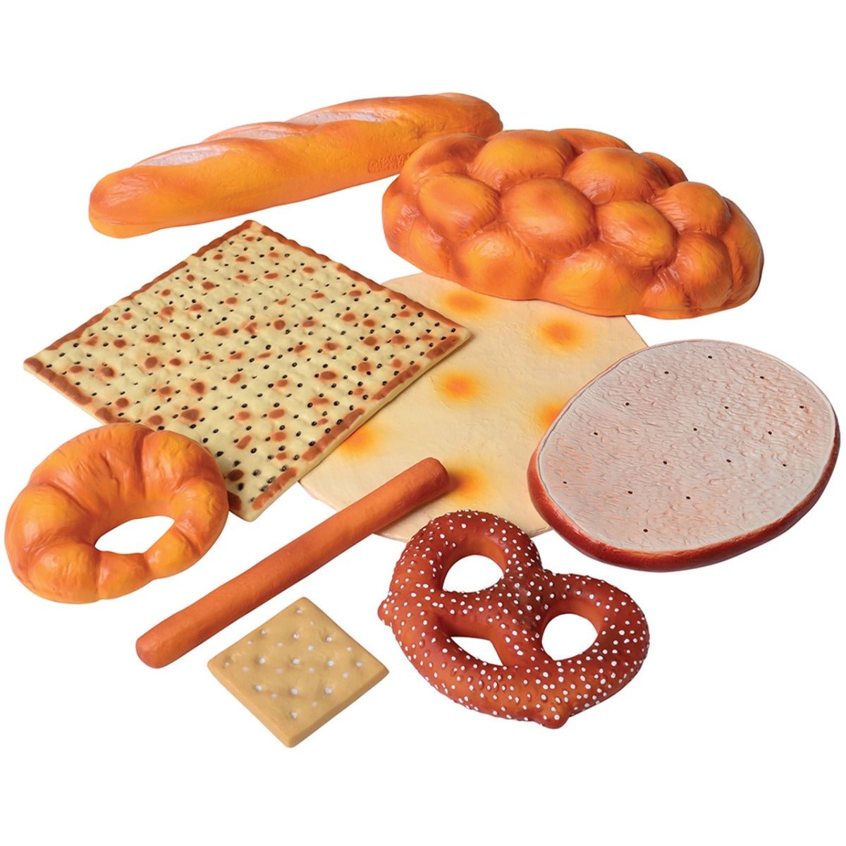Play Food, International Bread Set - Set of 9 pieces