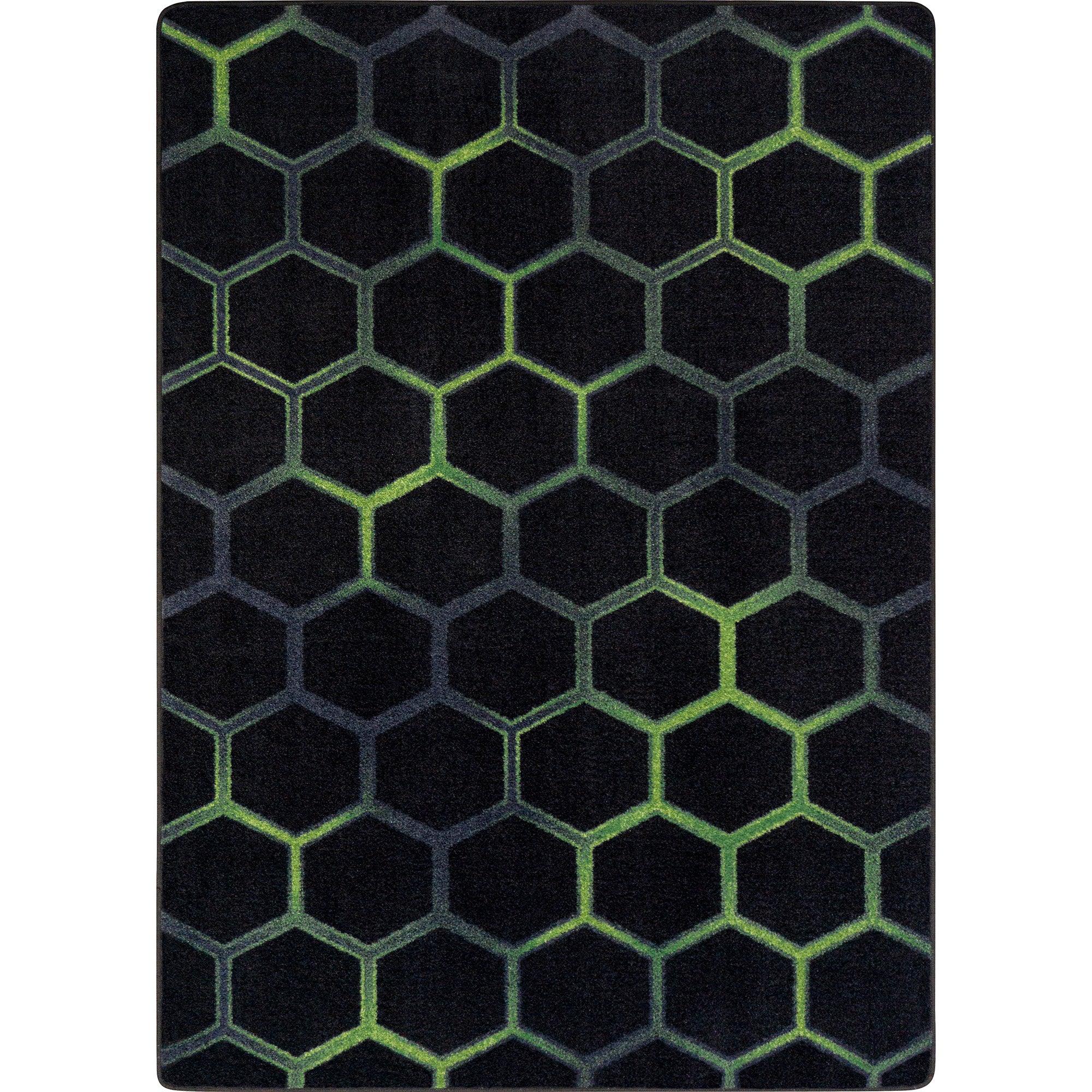 Breakout 5'4" x 7'8" area rug in color Emerald