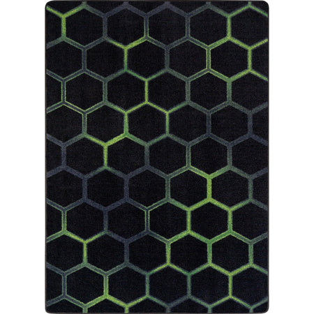 Breakout 5'4" x 7'8" area rug in color Emerald
