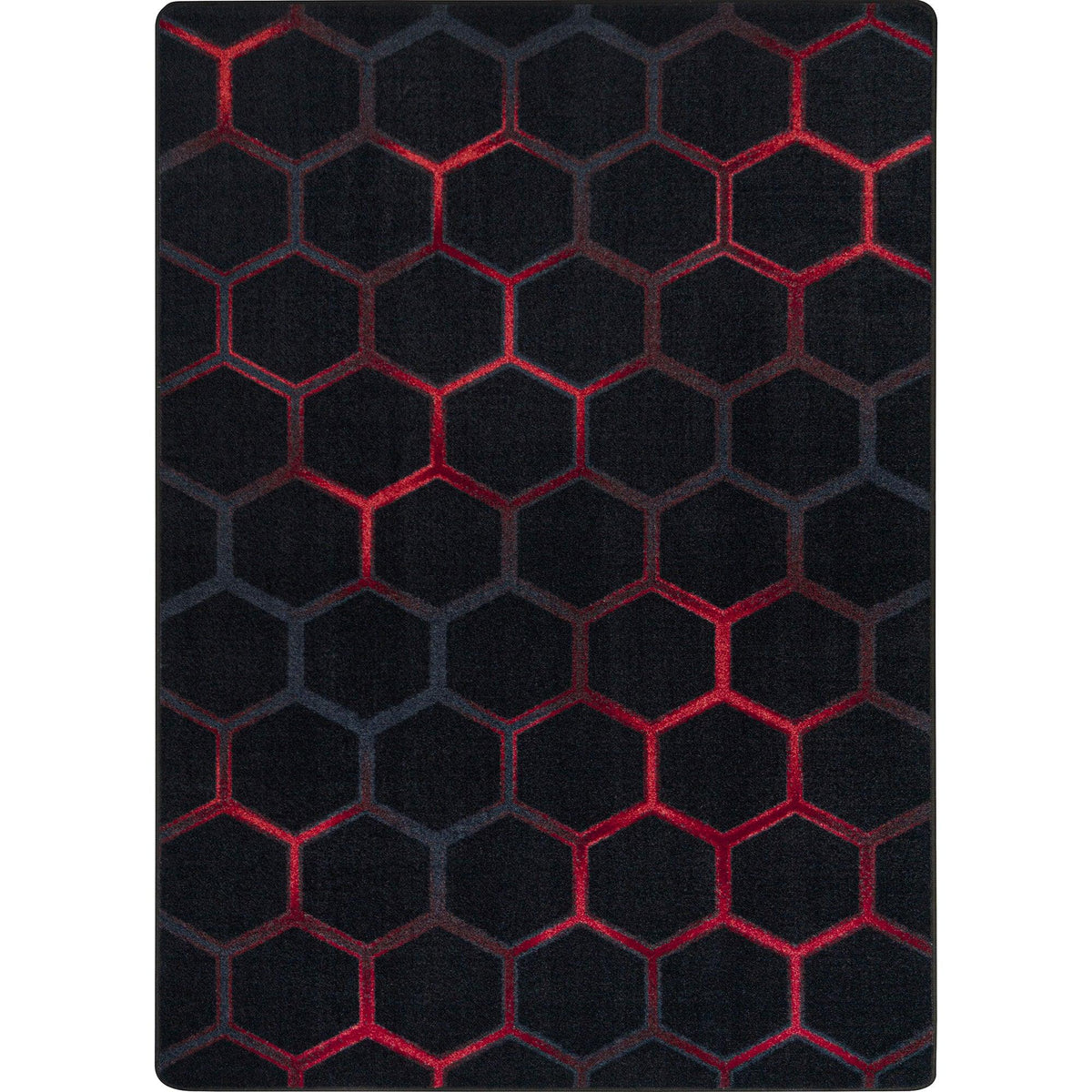 Breakout 3'10" x 5'4" area rug in color Ruby