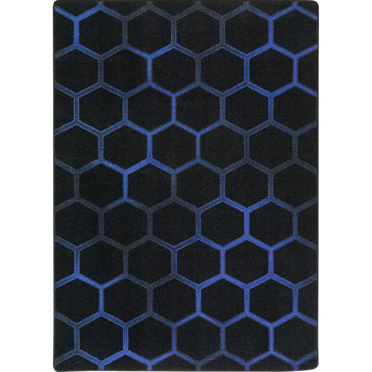 Breakout 5'4" x 7'8" area rug in color Sapphire