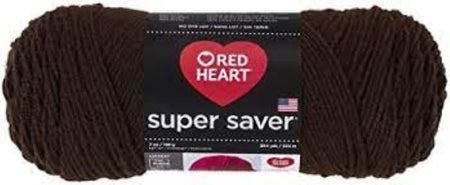 Red Heart Jumbo Super Saver Yarn - Coffee (Brown) - (068418)