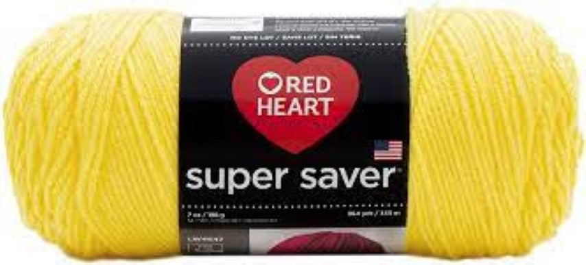Red Heart Jumbo Super Saver Yarn - Bright Yellow (064942)