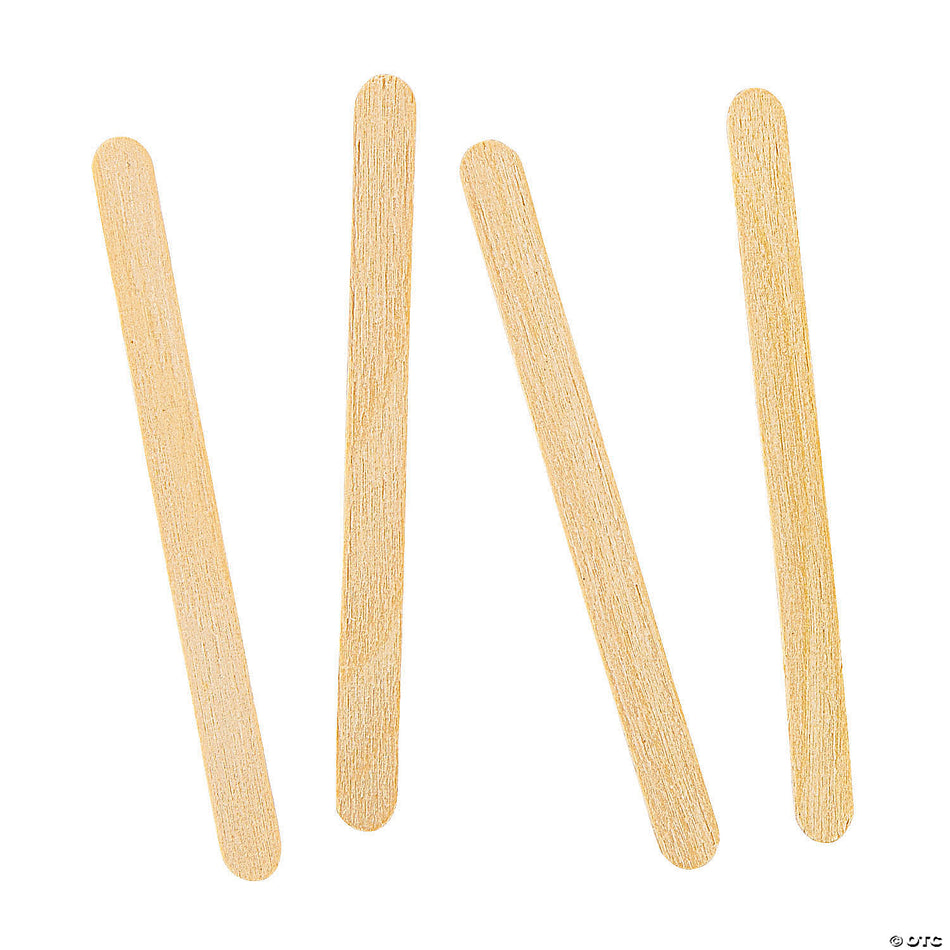 Bulk Mini Wooden Craft Sticks - 300/pkg (81065)