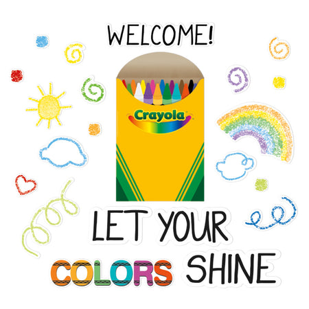 Crayola&reg; Let Your Colors Shine Bulletin Board Set