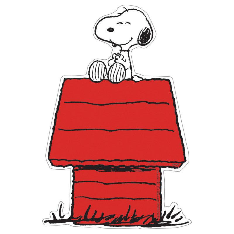 SnoopyÂ® on Dog House Paper Cut Outs, Pack of 36