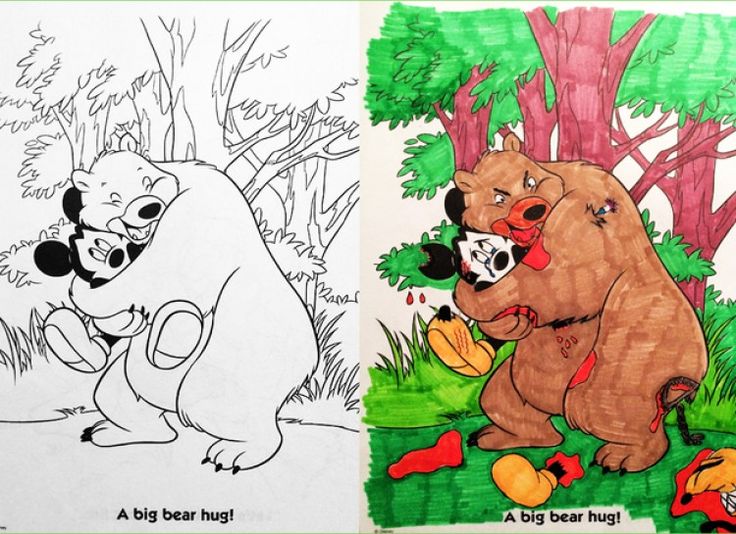 Children's Coloring Books, KikiKoki, 11"X8.25" 96 Sheets