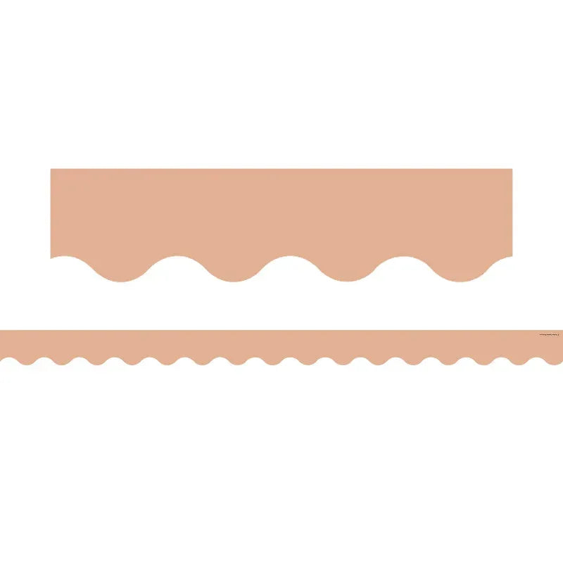 Sedona Sand Scalloped Border Trim, 35 Feet