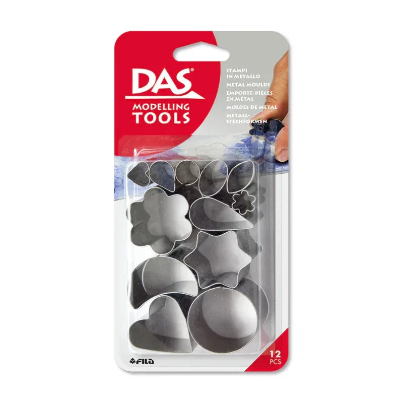 Modeling Clay Tools, Metal Cutters, 12 Pieces