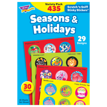 Seasons & Holidays Stinky Stickers&reg; Variety Pack, 435 ct