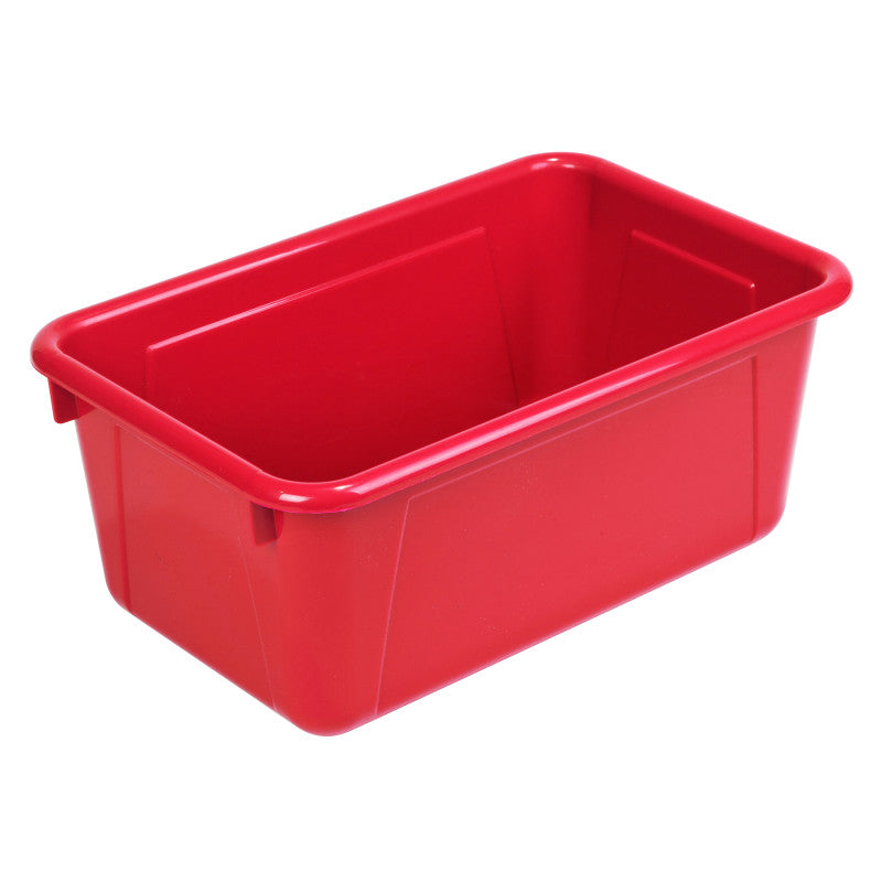 Small Cubby Bin, Red