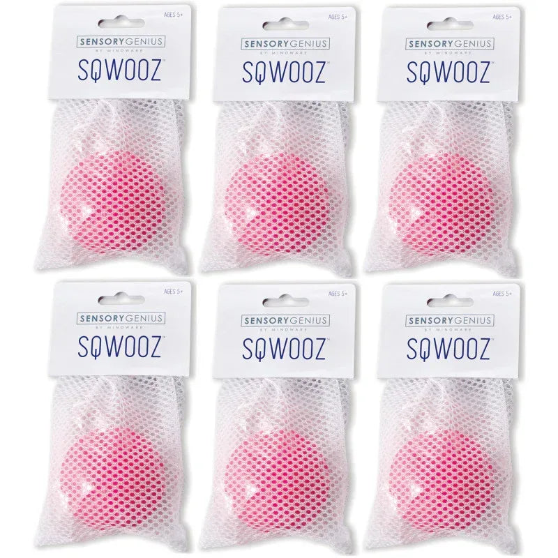 Sqwooz&trade; Stress Ball, Pack of 6