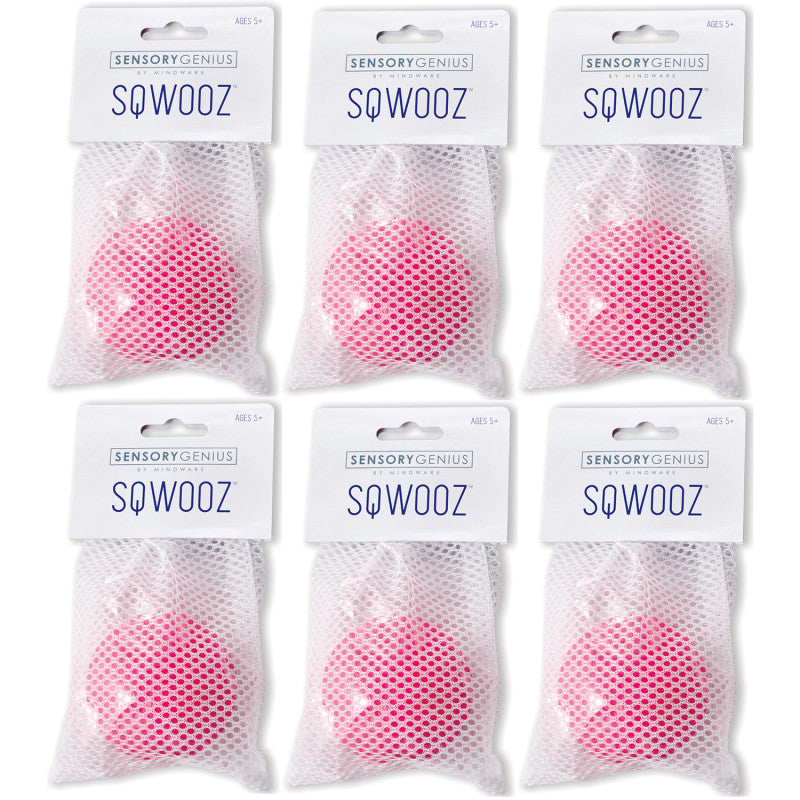Sqwooz&trade; Stress Ball, Pack of 6