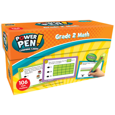 Power Pen&reg; Learning Cards: Math Grade 2