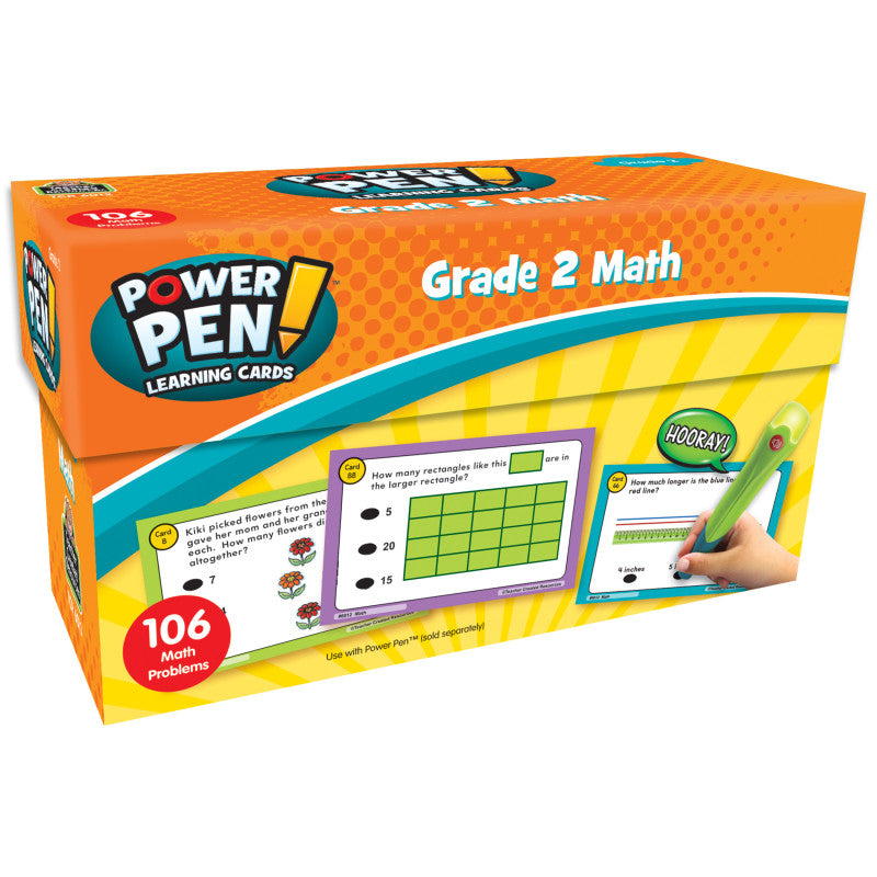 Power Pen&reg; Learning Cards: Math Grade 2