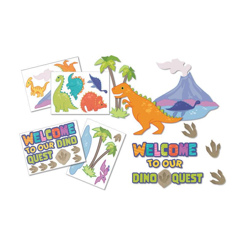 Dino Quest Welcome Bulletin Board Set, 22 Pieces