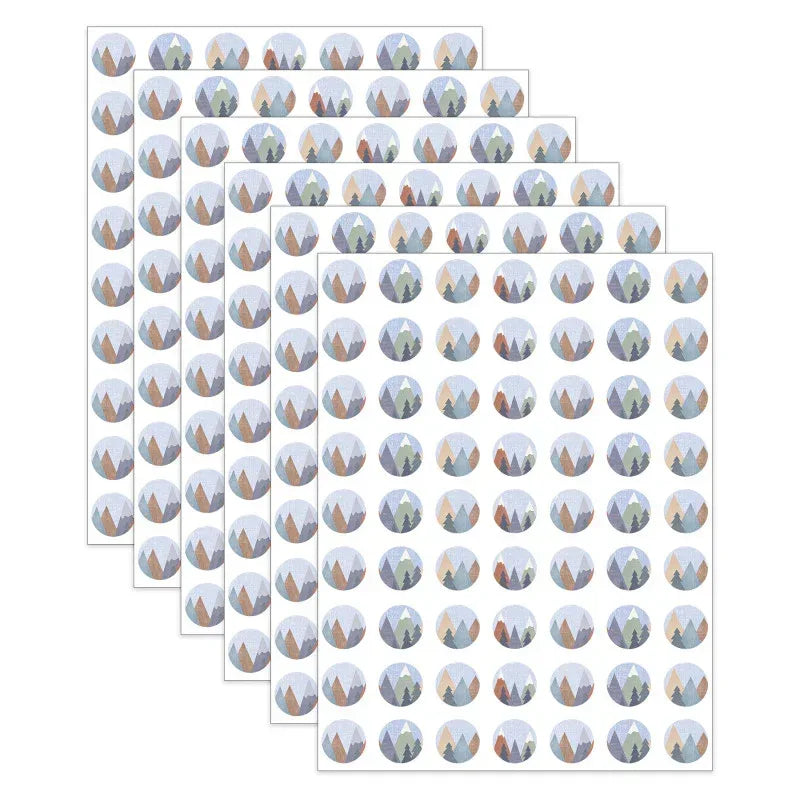 Moving Mountains Mini Stickers, 378 Per Pack, 6 Packs