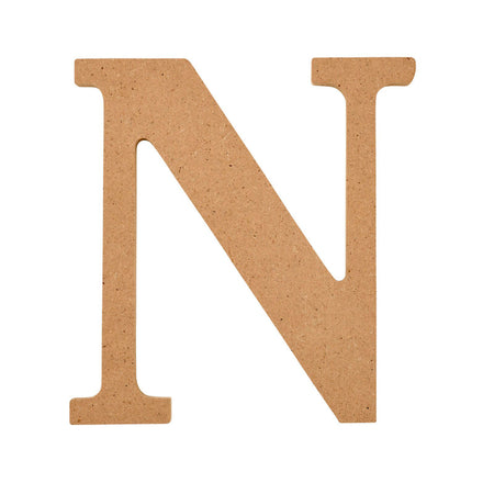 MDF Letter, N, 5 Inch