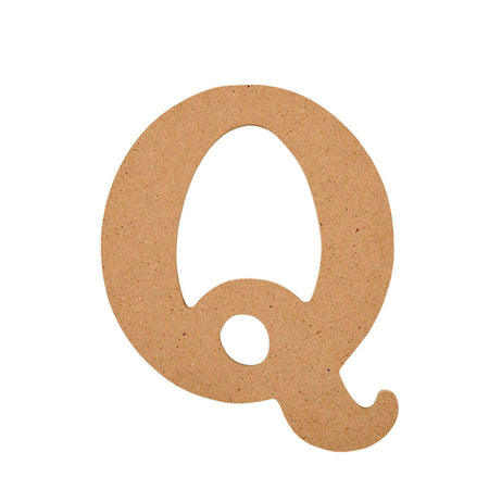 MDF Letter, Q, 5 Inch