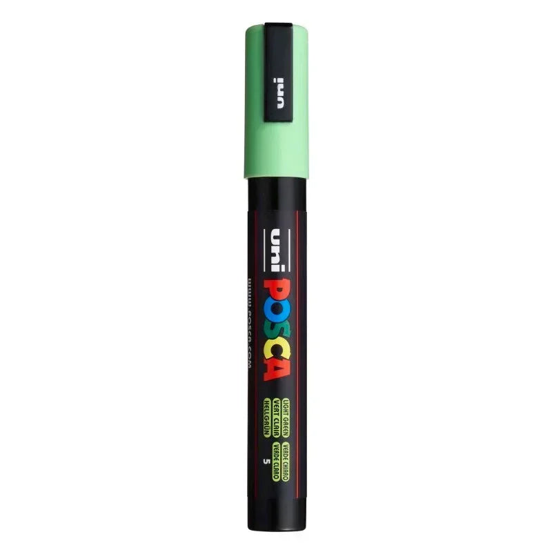 uni® POSCA PC-5M Water-Based Paint Markers, Reversible Medium Tip (1.8-2.5mm), Light Green