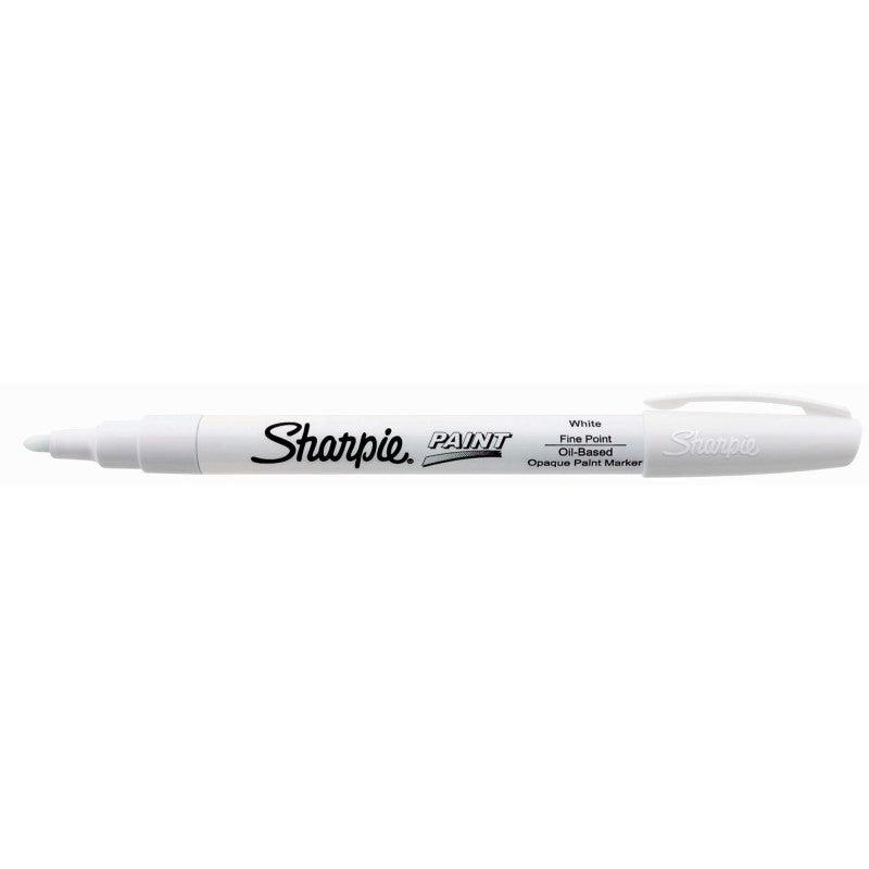 SharpieÂ® Oil-Based Paint Marker, Fine Point, White, Great for Rock Painting, 1 Count