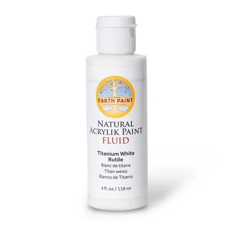 Natural Fluid Acrylik - 4 oz - Titanium White Rutile