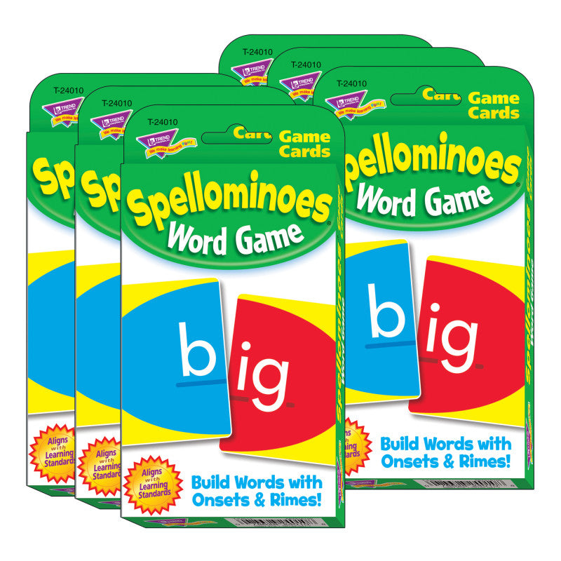 Spellominoes&reg; Challenge Cards&reg;, 6 Sets