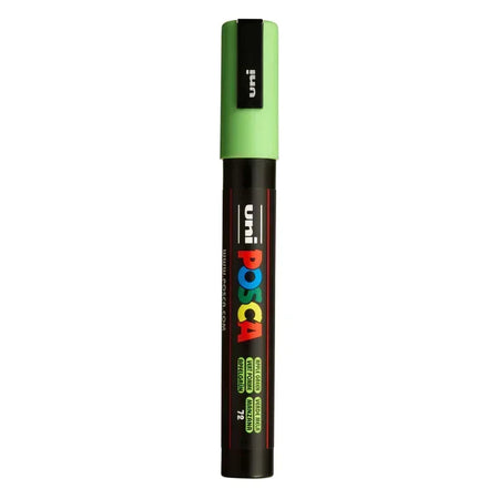 uni® POSCA PC-5M Water-Based Paint Markers, Reversible Medium Tip (1.8-2.5mm), Apple Green