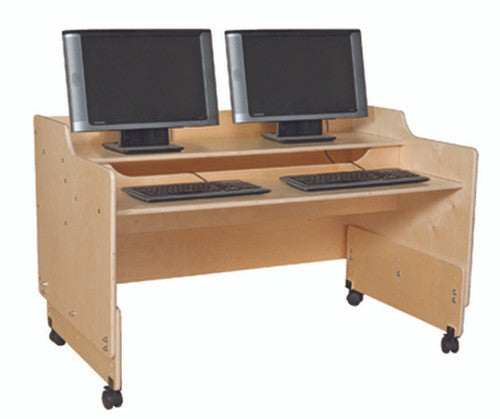 Contender Mobile Computer Desk- 48"W - RTA