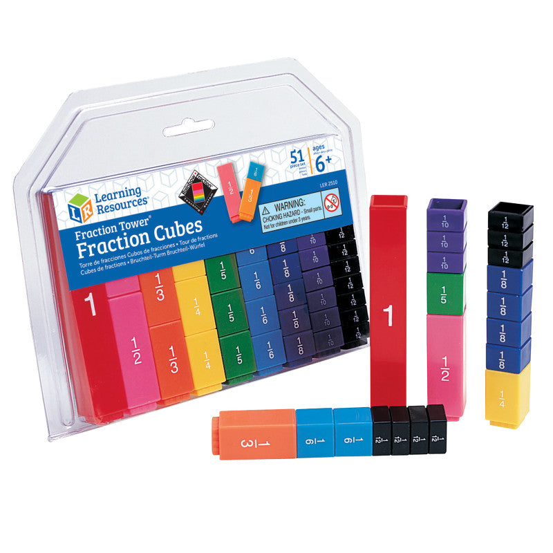 Fraction Tower&reg; Cubes: Fraction Set