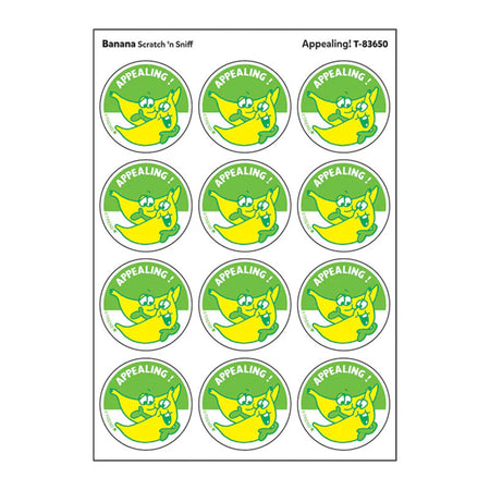 Appealing!/ Banana Scent Stickers, 24 ct.