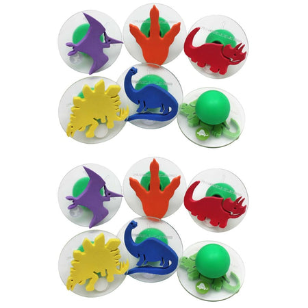 Giant Stampers - Dinosaurs - 6 Per Set - 2 Sets