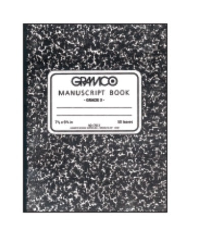 Grade 3 Manuscript Book - Sewn 10" x 8", 50 Sheets