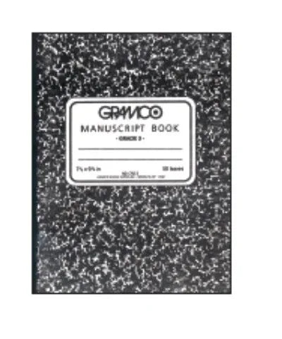 Grade 3 Manuscript Book - Sewn 10" x 8", 80 Sheets