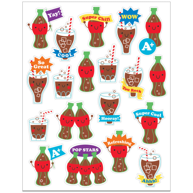 Cola Scented Stickers, Pack of 80