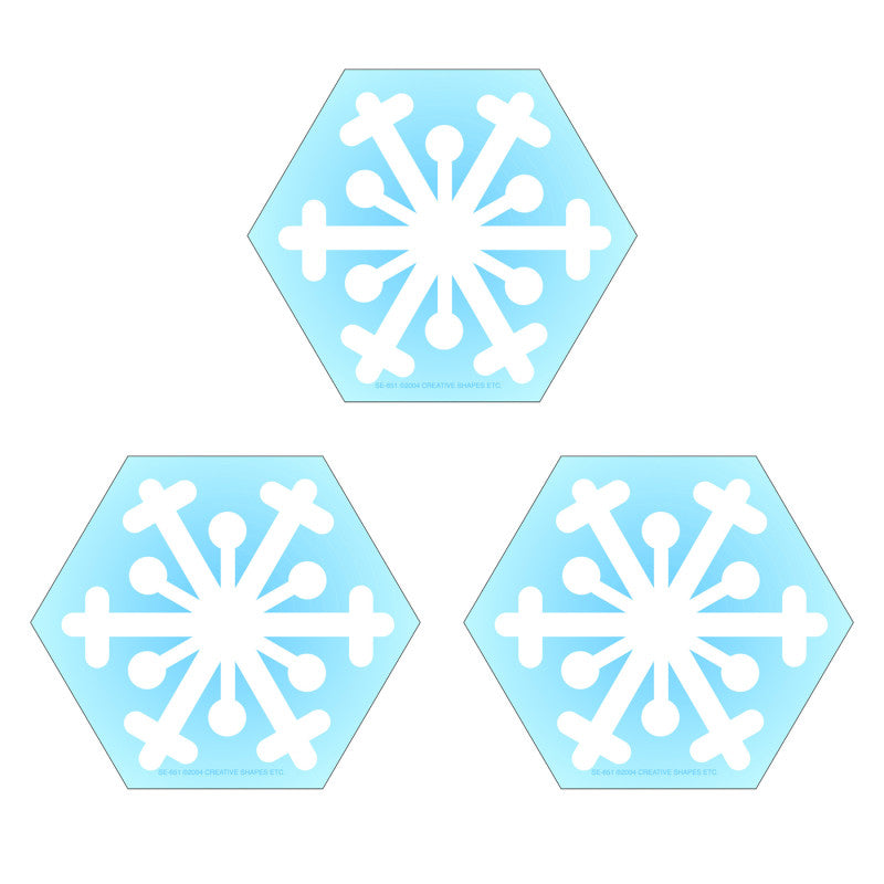 Creative Shapes Notepad, Snowflake, Mini, Pack of 3