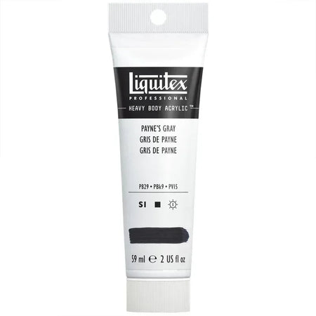 Professional Heavy Body Acrylic Paint, 59 mL Tube, Payne’s Gray