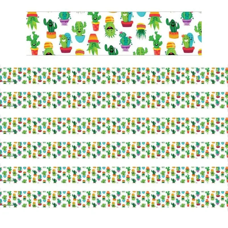 A Sharp Bunch Tossed Pattern Deco Trim&reg;, 37 Feet Per Pack, 6 Packs