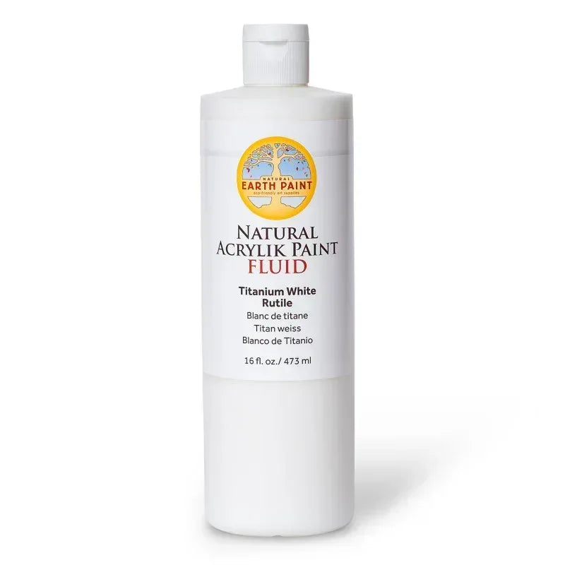 Natural Fluid Acrylik - 16 oz - Titanium White Rutile