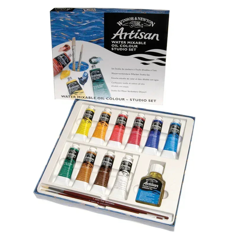 AWMOC - Studio Set (10 x 37ml, 2 Brushes, Med) *US ONLY*