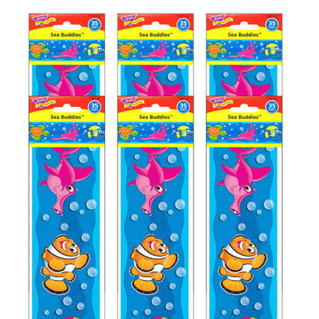 Sea Buddies&trade; Bolder Borders&reg;, 35.75' Per Pack, 6 Packs